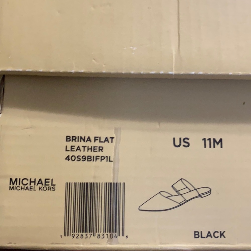 Size 11 Black & Clear Michael Kors Sandals